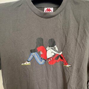 KAPPA 222 BANDA SHORT SLEEVE TEE SHIRT SIZE MEDIUM 100% COTTON